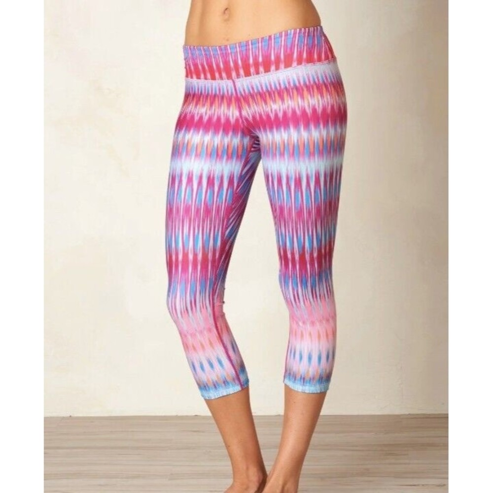 prAna Women's Roxanne Capri Pants Activewear Stretch Leggings Size Small